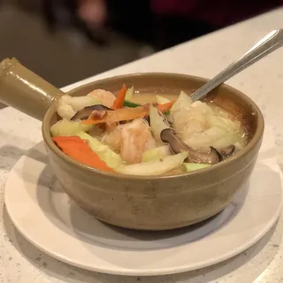 Braised Shrimp Bean Thread Clay Pot