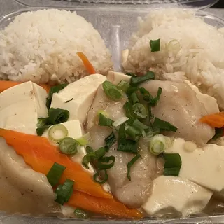 Braise Rock Cod with Tofu