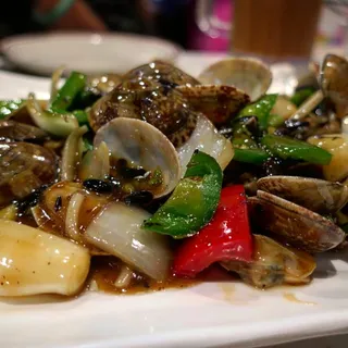 Clams with Black Bean Sauce