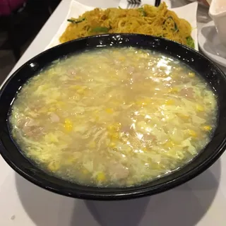 Minced Chicken Sweet Corn Soup