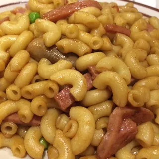 Spam Macaroni or Ramen Soup