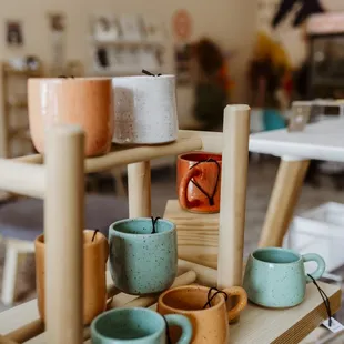 Handmade coffee mugs
