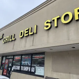Front of deli