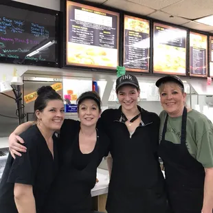 The lovely ladies of  the neighborhood deli
