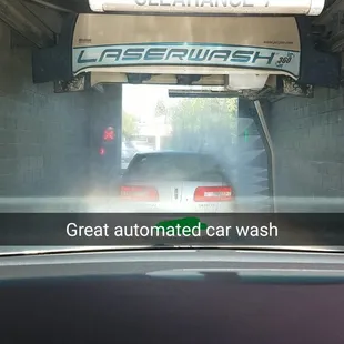 Looking for a wick wash and don't mind bristle-less? Come here.  Washes start at $5 with purchase of gas or  $7 without purchase of gas.