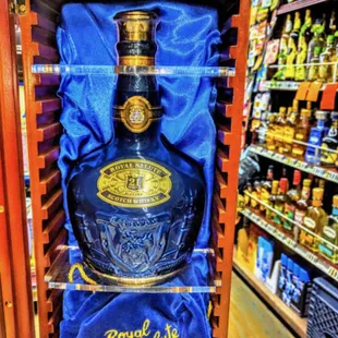 a bottle of royal salute