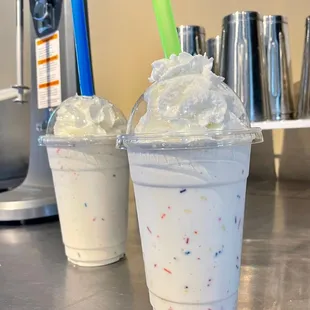 two cups of creamery