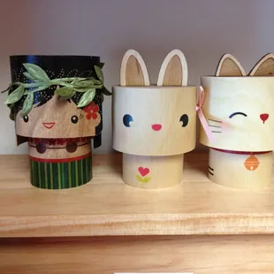 Candy containers! Cuteness!