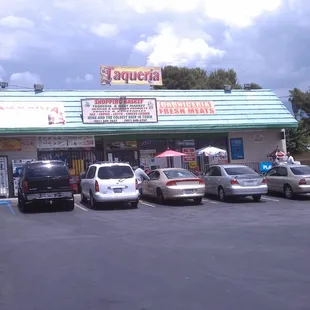 sushi and sashimi, outside