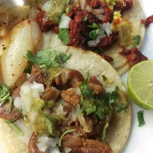 Trips and al pastor tacos