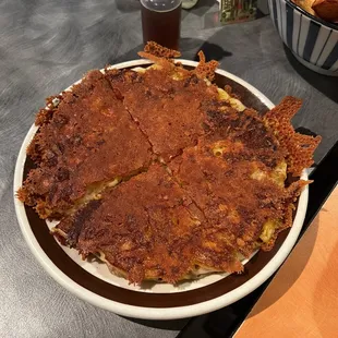 Mac n cheese pancake