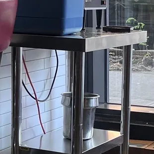 Help yourself coffee station