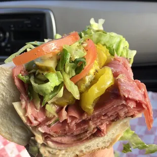 Just look how wonderful that Pastrami and Corned Beef Hoagie looks