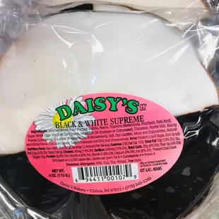 Black and white cookie