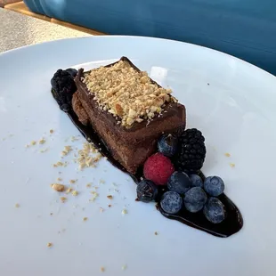 Flourless Chocolate cake Wren suggested.