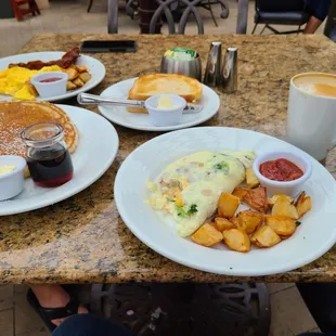 Breakfast for 2. Included with Hyatt Globalist tier.