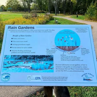 Lots of educational signs all around