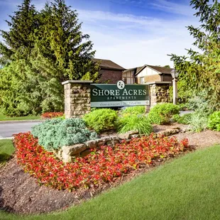 Shore Acres Apartments entrance.