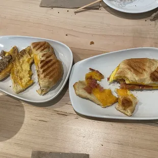 Our awful Shore Cafe panini croissants