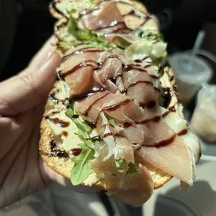 Prosciutto toast