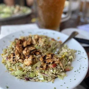 BBQ chopped chicken salad