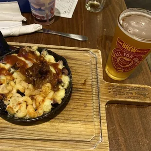 Brisket &amp; grilled onion Mac