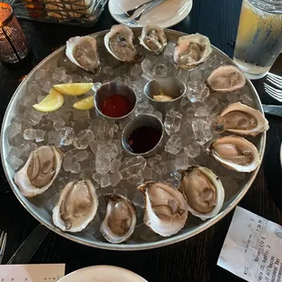 Dozen Oysters to start the night !