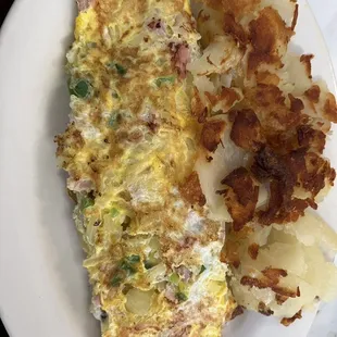 Denver omelette and home fries