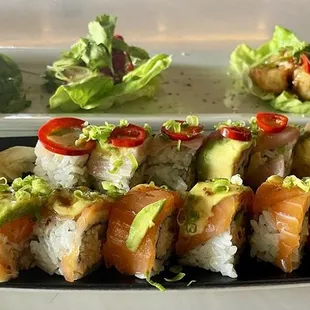 Lido Roll, Catalina Roll, &amp; Crispy Cauliflower