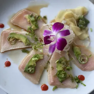 Hamachi Crudo
