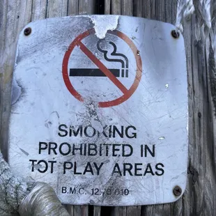 smoking prohibited