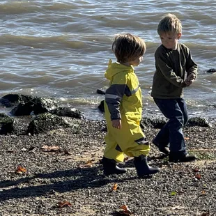 Beautiful waterside park