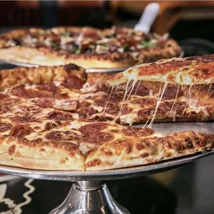 Every pizza his hand tossed and our sauce is homemade.