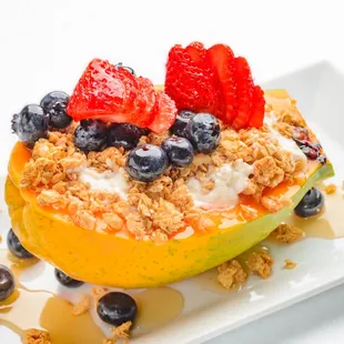 Greek Yogurt and Papaya