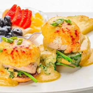 Seared Ahi (tuna) Benedict