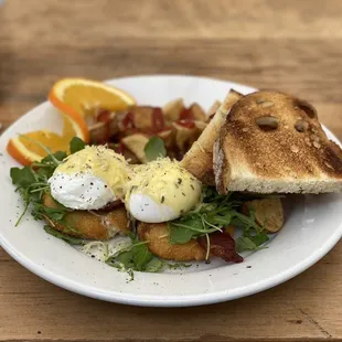 Parmesan Eggs Benny