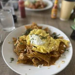 Pork Carnitas Chilaquiles