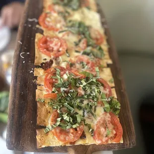 Roasted Tomato &amp; Goat Cheese Flatbread