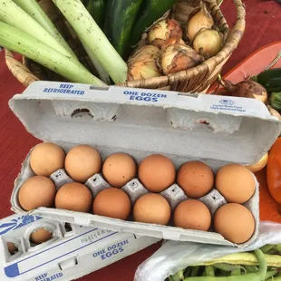 Farm fresh eggs from Hogstead