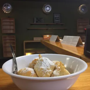 Cookie dough fritters! So so good!