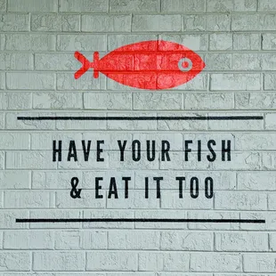 Motto at the entrance.