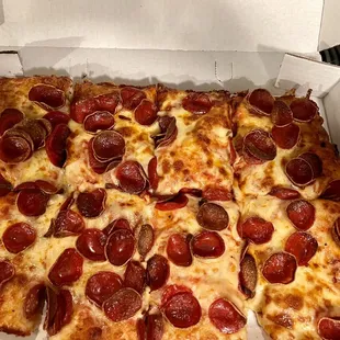 1/2 off pizza on Tuesdays (carry out included)