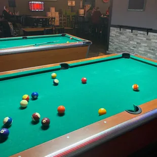 pool tables and billiards