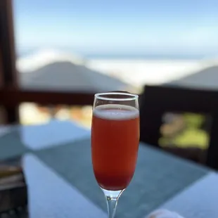 Blood orange mimosa