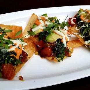 Ahi Tuna Wontons