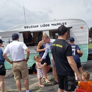 Nice line for the waffle.