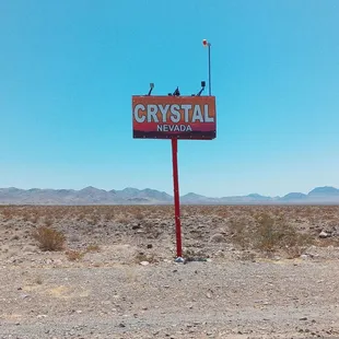 Ranch Rd turn off crystal sign