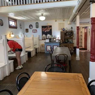 a man standing in a kitchen