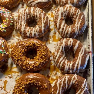 a variety of doughnuts