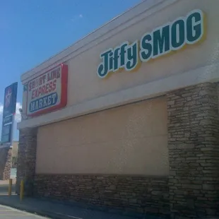 the front of the store